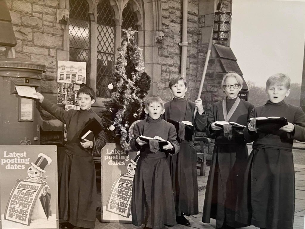 Julian Shah-Tayler, as a young student at The Chorister School At Durham Cathedral. 